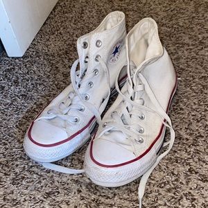 white high top converse